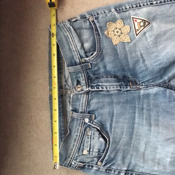 ❤️7 for All Mankind vintage custom embroidered patch jeans - size 25❤️ (#3) - Picture 13 of 13